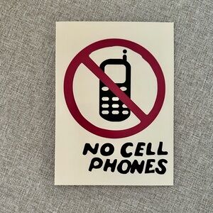 No Cell Phones Gilmore Girls Print